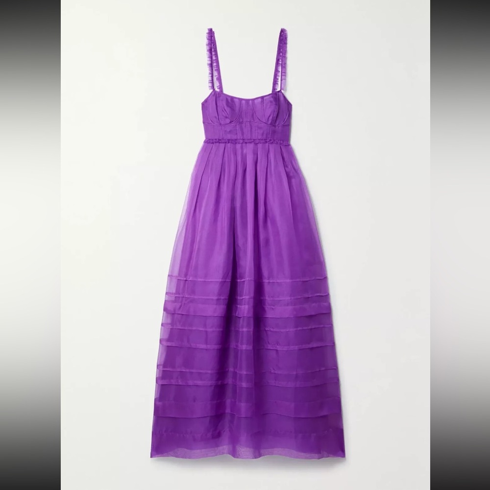 Ulla Johnson Priscilla Silk Midi Dress